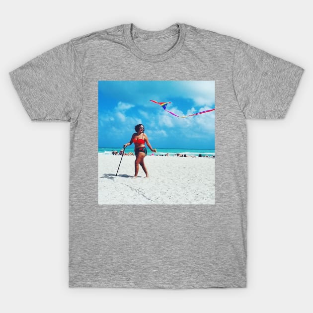 Disabled Gay w/ Gay Kite T-Shirt by annieelainey